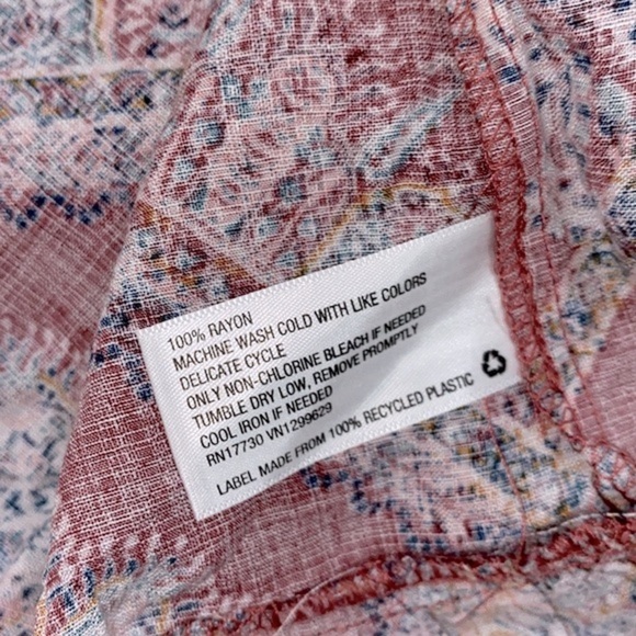 Knox Rose dusty rose floral boho dress new with tags size xsmall - Picture 8 of 11